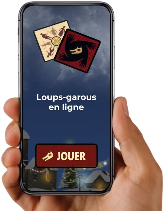 Application de Loups-Garous en ligne sur un téléphone